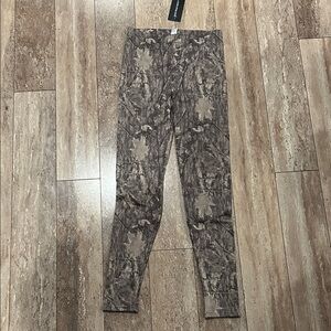 Streetwear Society Brown Camouflage Leggings